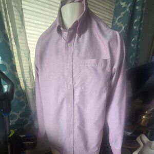 Wrinkle Free Button Down Mens Dress Shirt